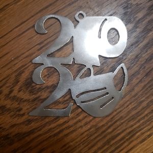 2020 Toilet Paper Face Mask Ornament.